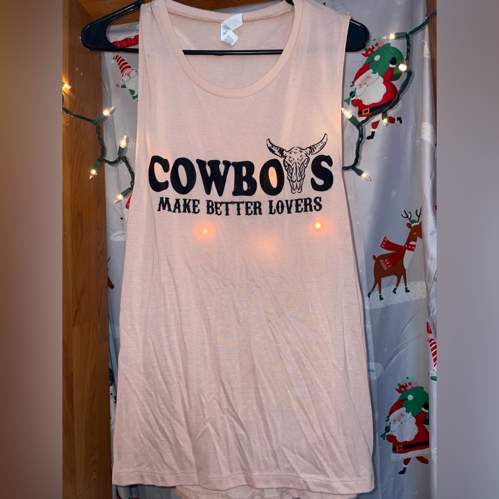 womens medium Cowboys Graphic Tank Top